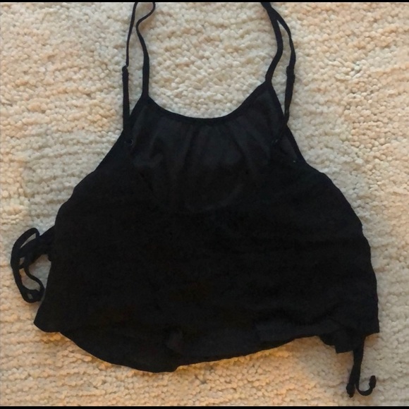 LF crop top black and white Mieeion - Picture 3 of 4